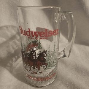 Vintage 1989 Budweiser Clydesdale Beer  Mug/Cup